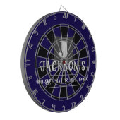 Cible De Fléchettes Personalized Man Cave Custom Bar Name (Devant gauche)