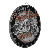 Cible De Fléchettes Personalized Motorcycle Legendary Rider Biker (Devant gauche)
