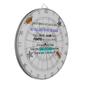 CIBLE DE FLECHETTES personnalisable de (Devant gauche)