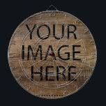 Cible De Fléchettes Personnalisé Personnalisé Votre Propre Photo & Tex<br><div class="desc">Vous pouvez ajouter votre photo préférée. C'est une idée cadeau parfaite. Personnalisez avec votre nom et d'autres textes.</div>