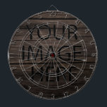 Cible De Fléchettes Personnalisé Personnalisé Votre Propre Photo & Tex<br><div class="desc">Vous pouvez ajouter votre photo préférée. C'est une idée cadeau parfaite. Personnalisez avec votre nom et d'autres textes.</div>