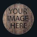 Cible De Fléchettes Personnalisé Personnalisé Votre Propre Photo & Tex<br><div class="desc">Vous pouvez ajouter votre photo préférée. C'est une idée cadeau parfaite. Personnalisez avec votre nom et d'autres textes.</div>