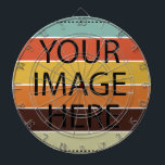 Cible De Fléchettes Personnalisé Personnalisé Votre Propre Photo & Tex<br><div class="desc">Vous pouvez ajouter votre photo préférée. C'est une idée cadeau parfaite. Personnalisez avec votre nom et d'autres textes.</div>