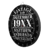 Cible De Fléchettes Personnalisé Vintage à la perfection (Devant droit)