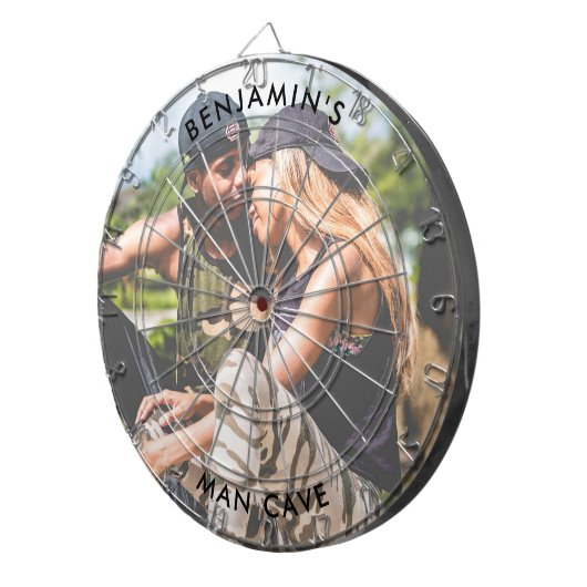 Cible de flechettes personnalisée (Devant droit)