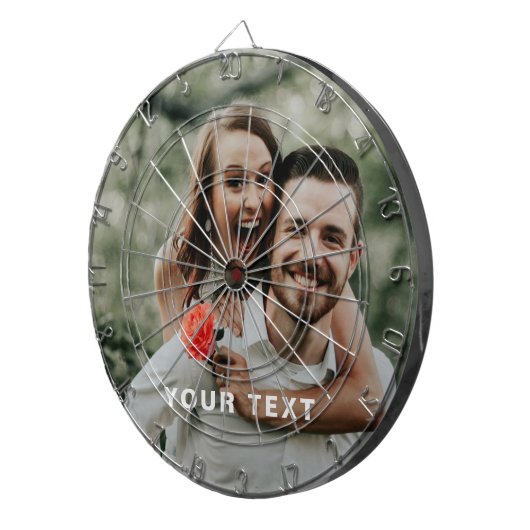 Cible de flechettes personnalisée (Devant droit)