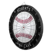 Cible de flechettes personnalisée de baseball (Devant droit)