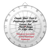 Cible de flechettes personnalisée - Tableau de bor (Devant)