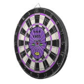 Cible de fléchettes personnalisée violette – Ajout (Devant droit)