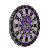 Cible de fléchettes personnalisée violette – Ajout (Devant gauche)