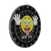 Cible De Fléchettes Personnalisez votre propre Emoji drôle (Devant gauche)