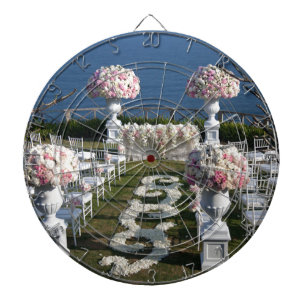 Cible De Fléchettes Pétal-Mariage-Aisle-Runners-20
