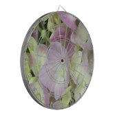 Cible De Fléchettes Pétales d'hydrangée rose et blanc antique (Devant gauche)