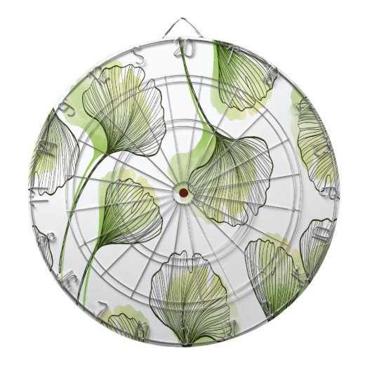 Cible De Fléchettes Pétales verts (Devant)