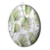 Cible De Fléchettes Pétales verts (Devant droit)