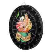 Cible De Fléchettes Petit gâteau doux et mortel de crâne (Devant droit)