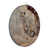 Cible De Fléchettes photo de léopard nuageux nature faune exotique (Devant gauche)