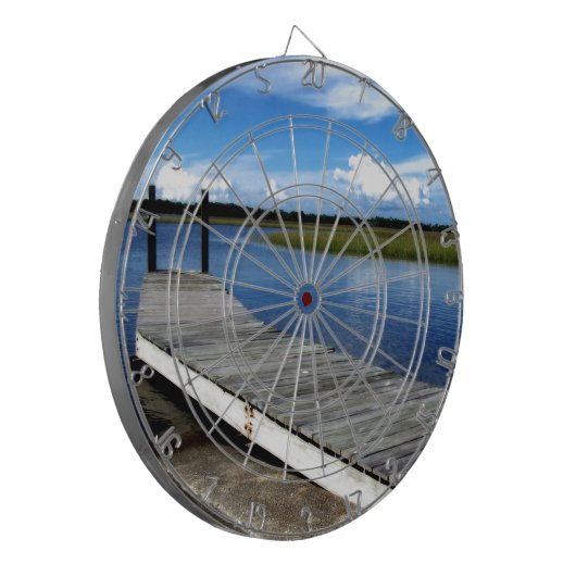 Cible De Fléchettes Photo de quai de pêche (Devant gauche)