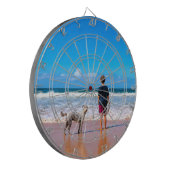 Cible de flechettes photo personnalisée avec vos p (Devant gauche)