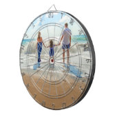 Cible de flechettes photo personnalisée avec vos p (Devant droit)