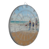 Cible de flechettes photo personnalisée Vos photos (Devant gauche)