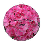 Cible De Fléchettes Photographie florale rose Nature (Devant)