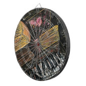 Cible De Fléchettes Piano cassé (Devant droit)