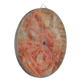 Cible De Fléchettes Piano et violon avec notes musicales et rose (Devant gauche)