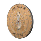 Cible De Fléchettes Pièce d'abeille en cuivre moderne (Devant droit)