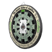 Cible De Fléchettes Pièce de tisonnier d'as de pique (Devant droit)