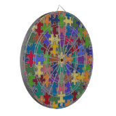 Cible De Fléchettes pièces de puzzle couleur (Devant gauche)