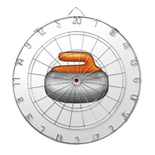 Cible De Fléchettes Pierre de curling Emoji (Devant)