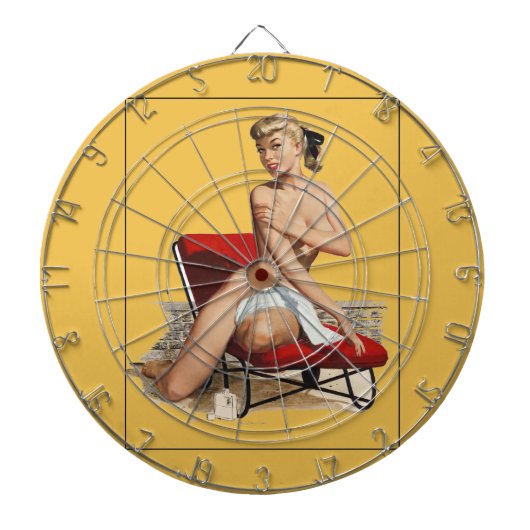 Cible De Fléchettes Pin- (Devant)