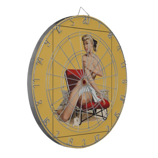 Cible De Fléchettes Pin- (Devant gauche)