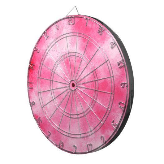 Cible De Fléchettes Pink Cloud Effet Dartboard (Devant droit)