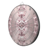 Cible De Fléchettes Pink Floral Dartboard (Devant droit)