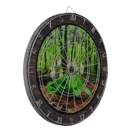 Cible De Fléchettes Pink Lady Slipper sauvage orchidée (Devant gauche)