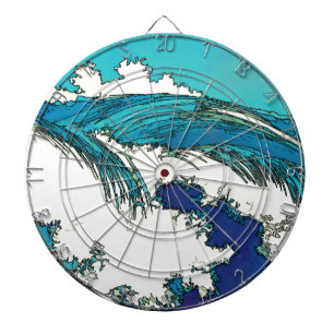 Cible De Fléchettes PixDezines konen uehara vagues océaniques, 上原