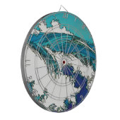 Cible De Fléchettes PixDezines konen uehara vagues océaniques, 上 原 (Devant gauche)