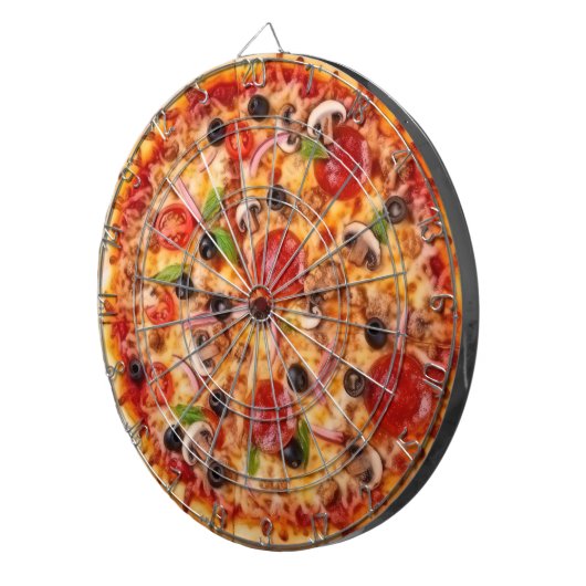 Cible De Fléchettes Pizza (Devant droit)