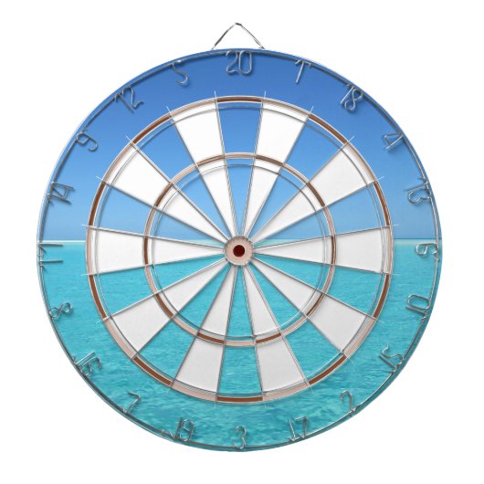 Cible De Fléchettes Plage de l'île tropicale (Devant)