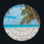 Cible De Fléchettes Plage du Paradis tropical<br><div class="desc">Avez-vous besoin de vacances tropicales ? Avec cette photo extraordinaire vous volerez vers votre plage préférée en quelques secondes.</div>