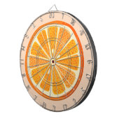 Cible De Fléchettes Plaisir aux fruits d'orange d'agrumes (Devant droit)