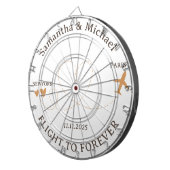 Cible De Fléchettes Plan de vol de mariage (Devant droit)
