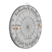 Cible De Fléchettes Plan de vol de mariage (Devant gauche)