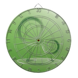 Cible De Fléchettes planète verte
