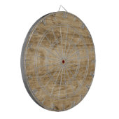 Cible De Fléchettes Plateau en bois. (Devant gauche)