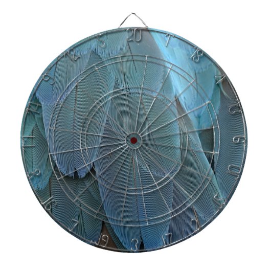 Cible De Fléchettes Plumes bleues (Devant)