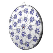 Cible De Fléchettes Poches de Doodle, Paws de Chien, Paws Bleus de Mar (Devant droit)