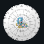 Cible De Fléchettes Point, Sherpa Blue, Design de sable doré<br><div class="desc">L'excitation du jeu. La tension dans l'air. Le moment où la fléchette feuille vos doigts, visant à la perfection. Chaque tableau de bord raconte une histoire : des victoires célébrées, des rivalités enflammées, et des compétences aiguisées sur d'innombrables coups. Que vous soyez un joueur chevronné à la recherche du bullseye...</div>